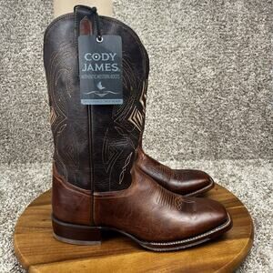 Cody James Blue Collection Western Boot Honey Men's TWO DIFFERENT SIZES 9/9.5D